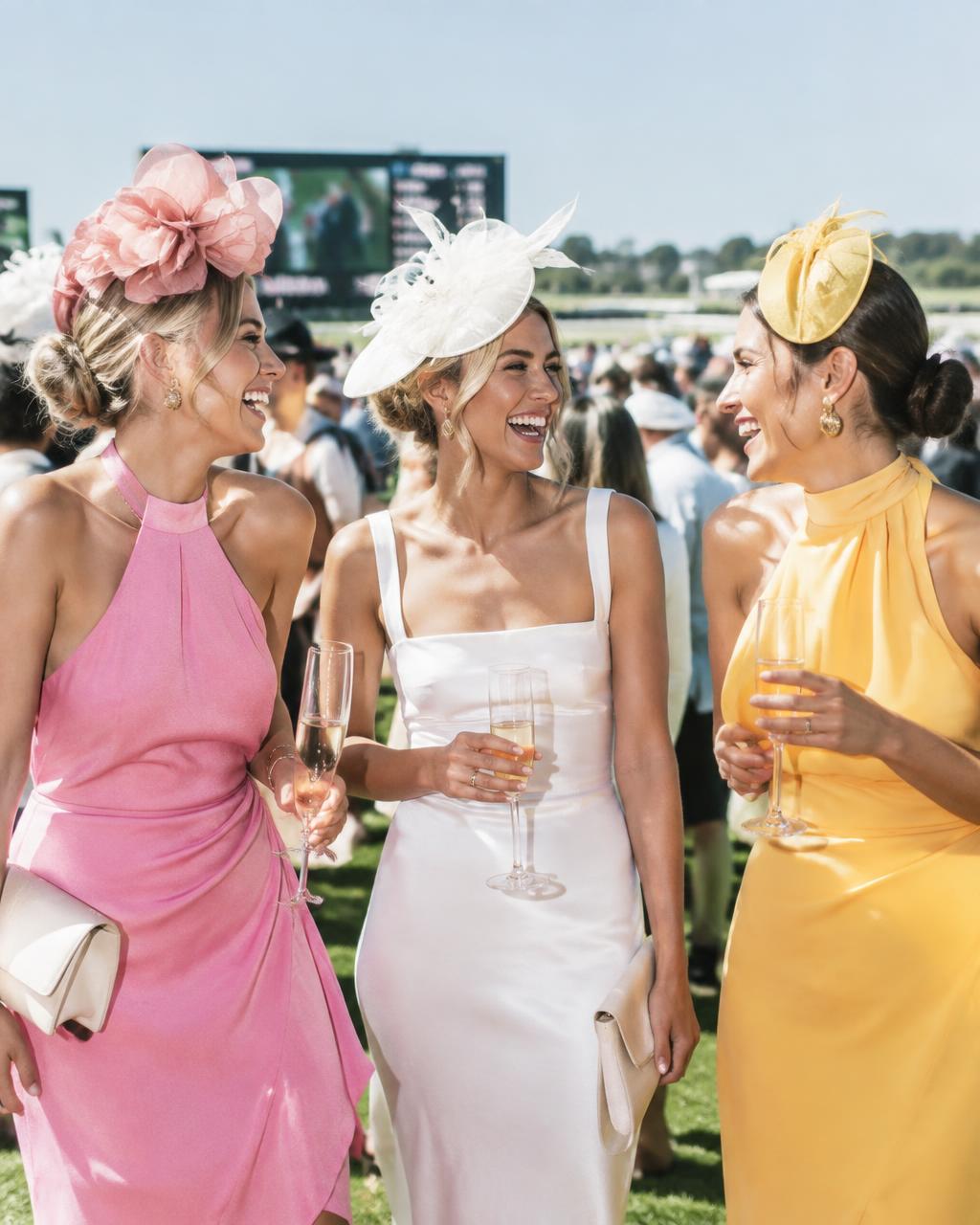 Raceday style at the track