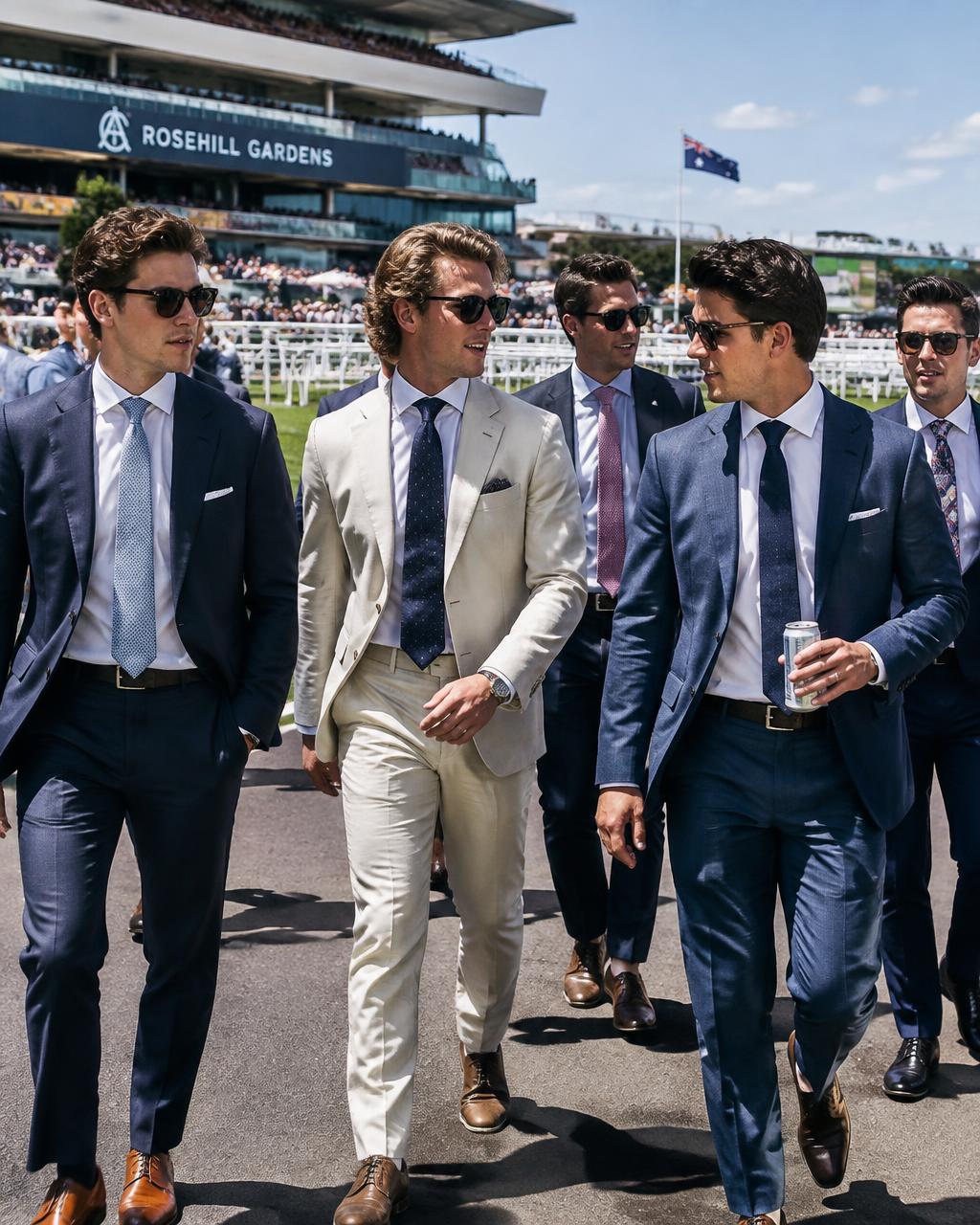 Raceday style at the track