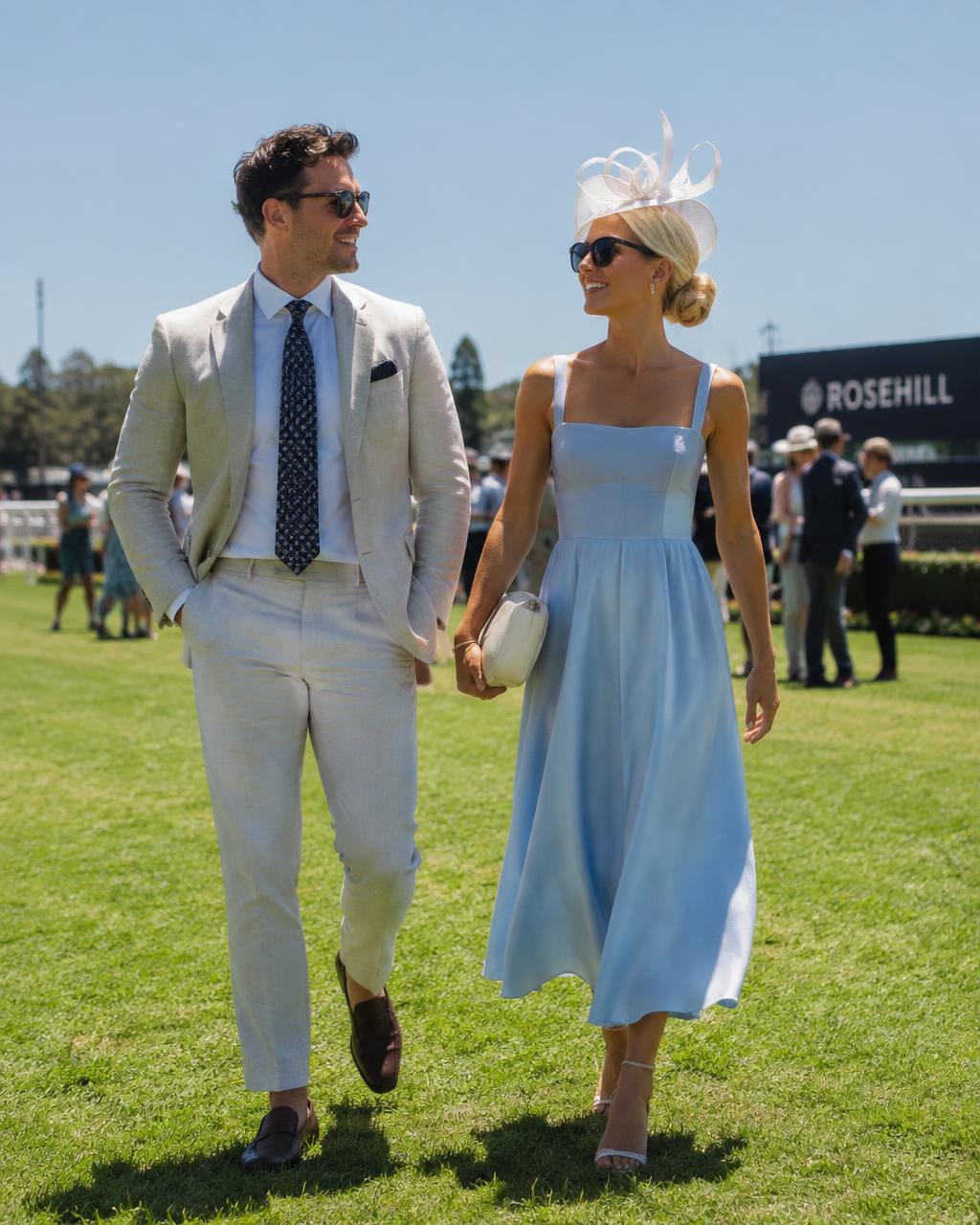 Raceday style at the track